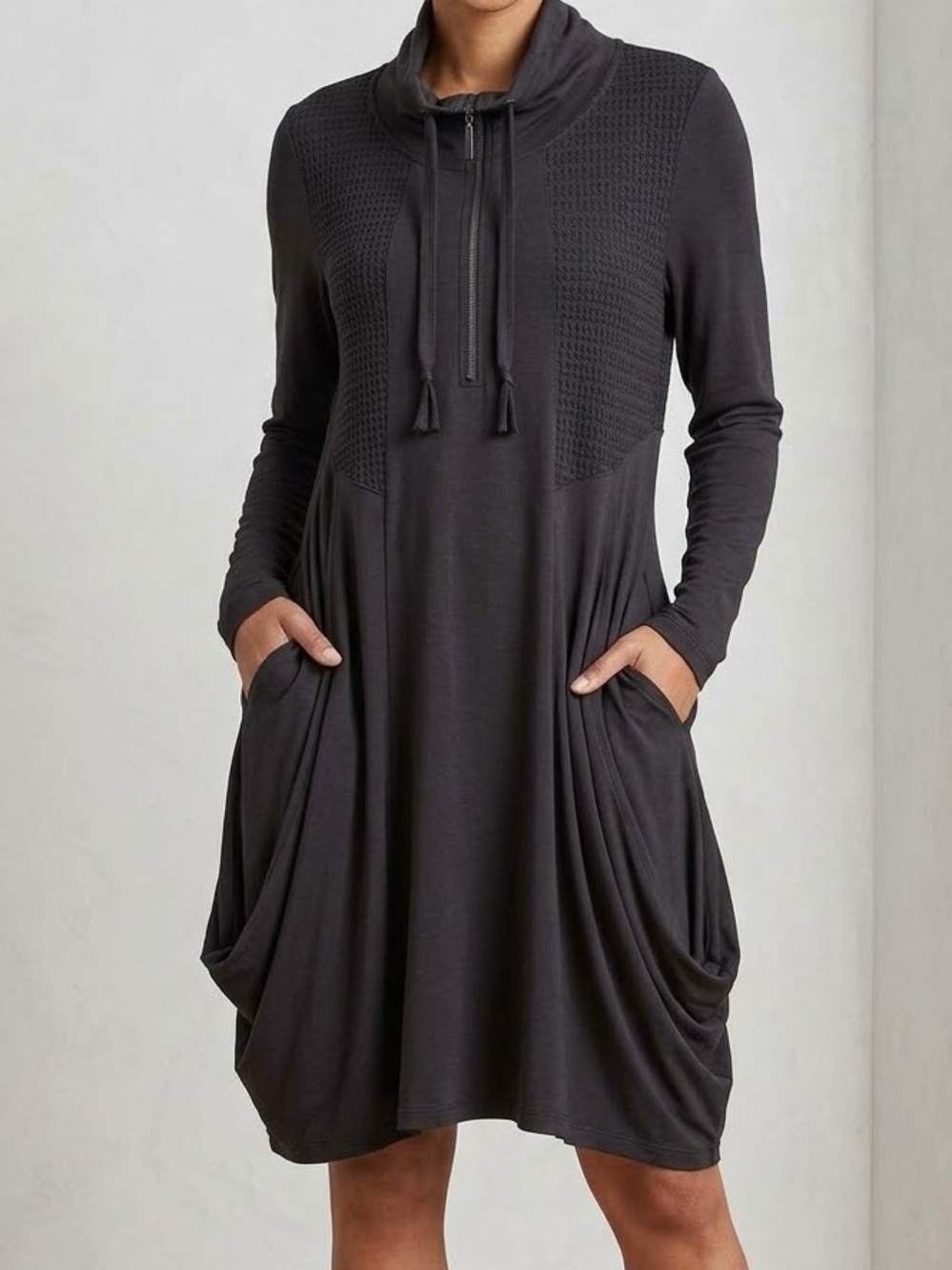 Kensie Knit Dress With Deep Pockets